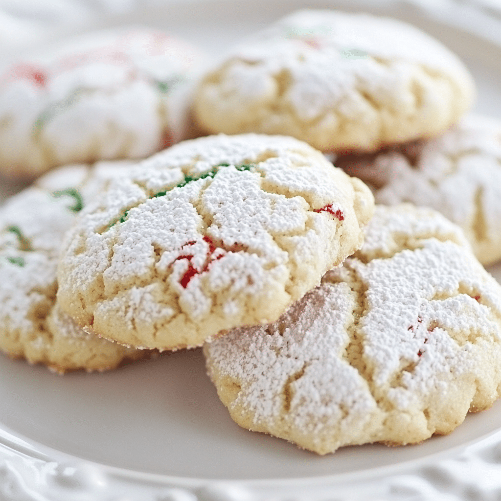 Christmas Gooey Butter Cookies