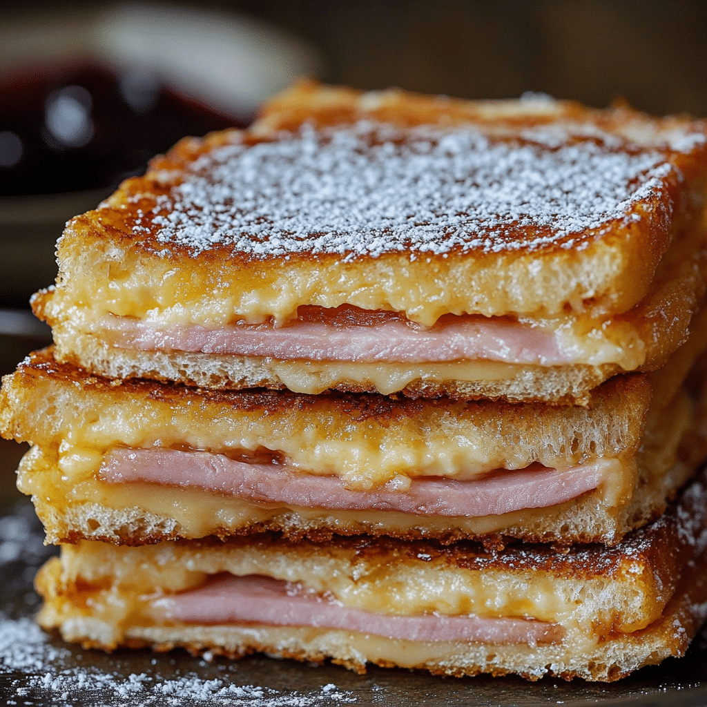 Monte Cristo Style Breakfast Sliders