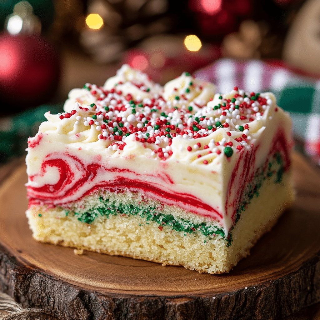 Christmas Sugar Cookie Bars