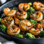 Healthy Garlic Butter Shrimp and Broccoli