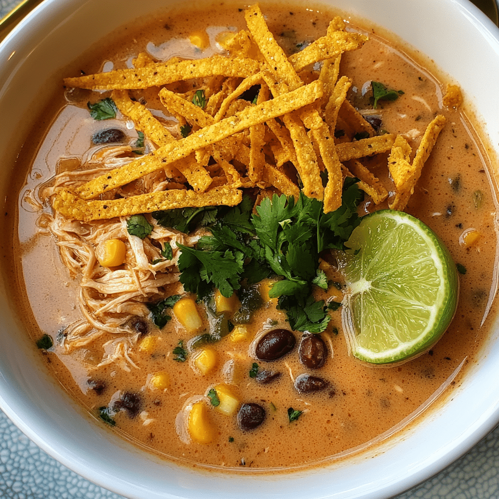 White Chicken Chili with Cream Cheese