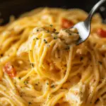 CrockPot Cheesy Chicken Spaghetti Recipe