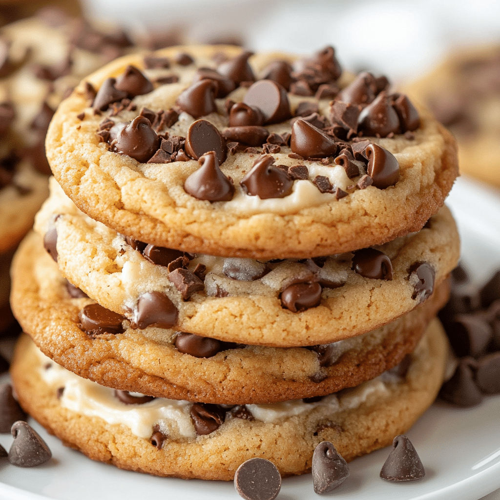 Chocolate Chip Cheesecake Cookies