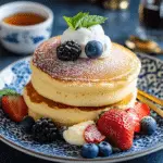 Fluffy Japanese Soufflé Pancakes