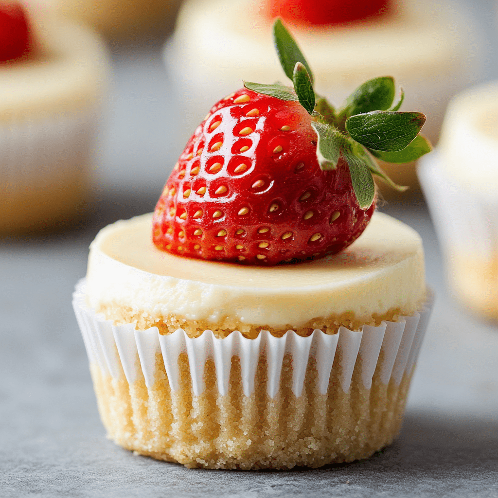 Easy Mini Cheesecakes