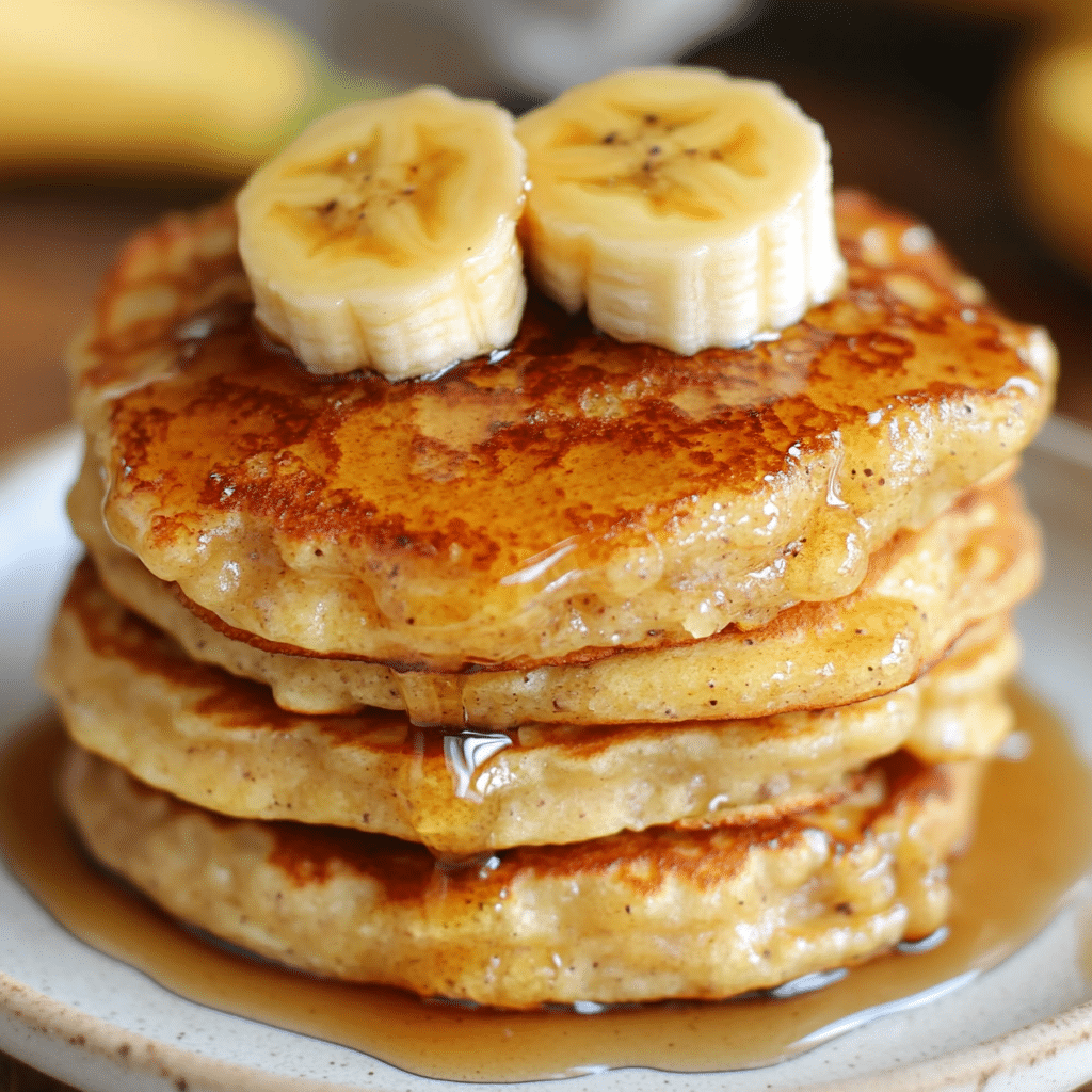 Brown Sugar Banana Pancakes