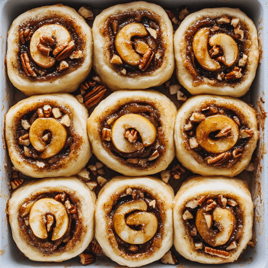 Soft-Baked Apple Cinnamon Rolls