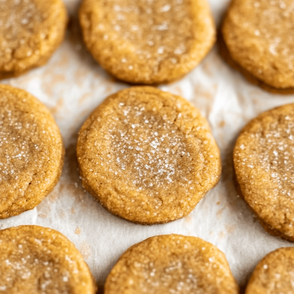 Chewy Pumpkin Snickerdoodle Cookies