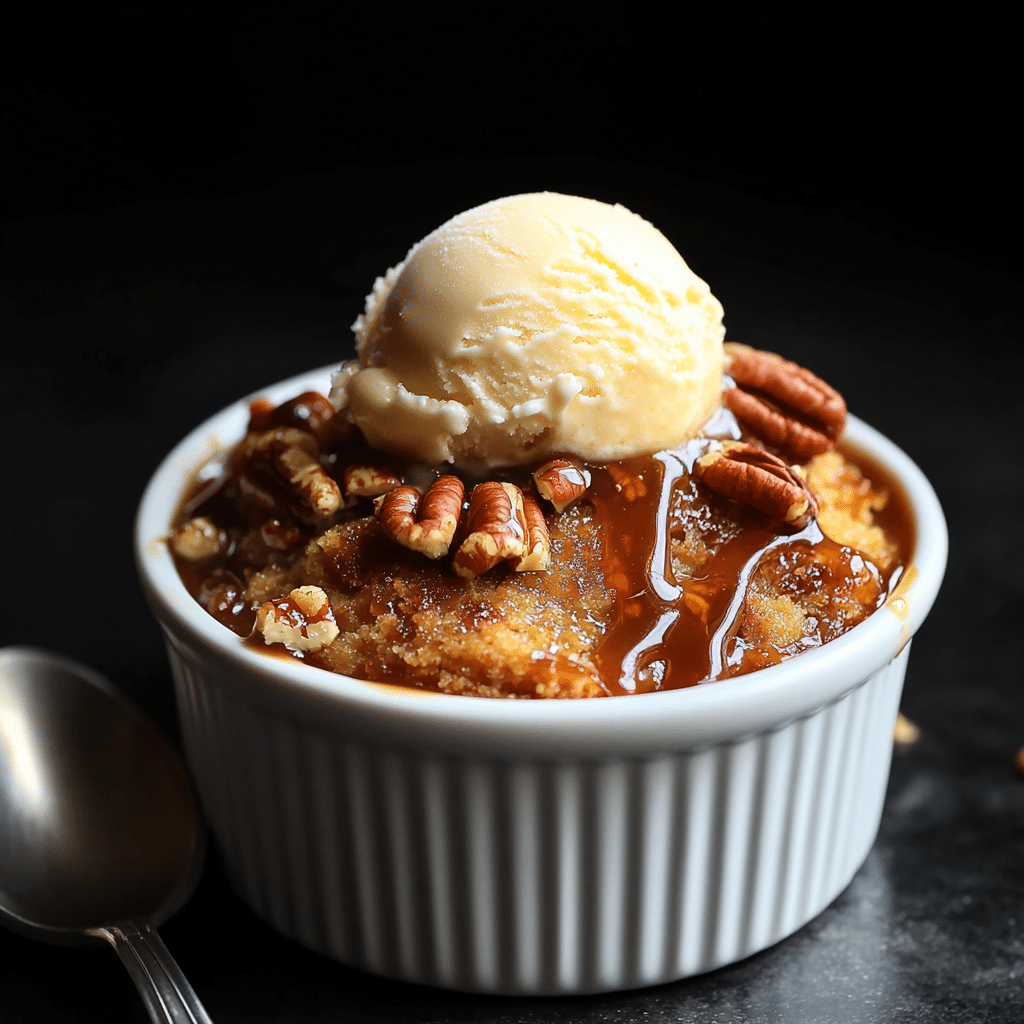 Pumpkin Pecan Cobbler