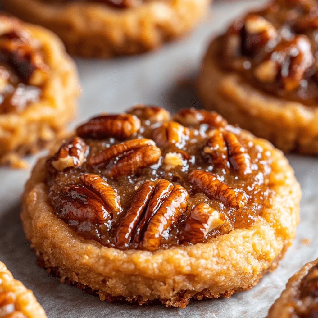 Crumbl Pecan Pie Cookies with Sugar Cookies