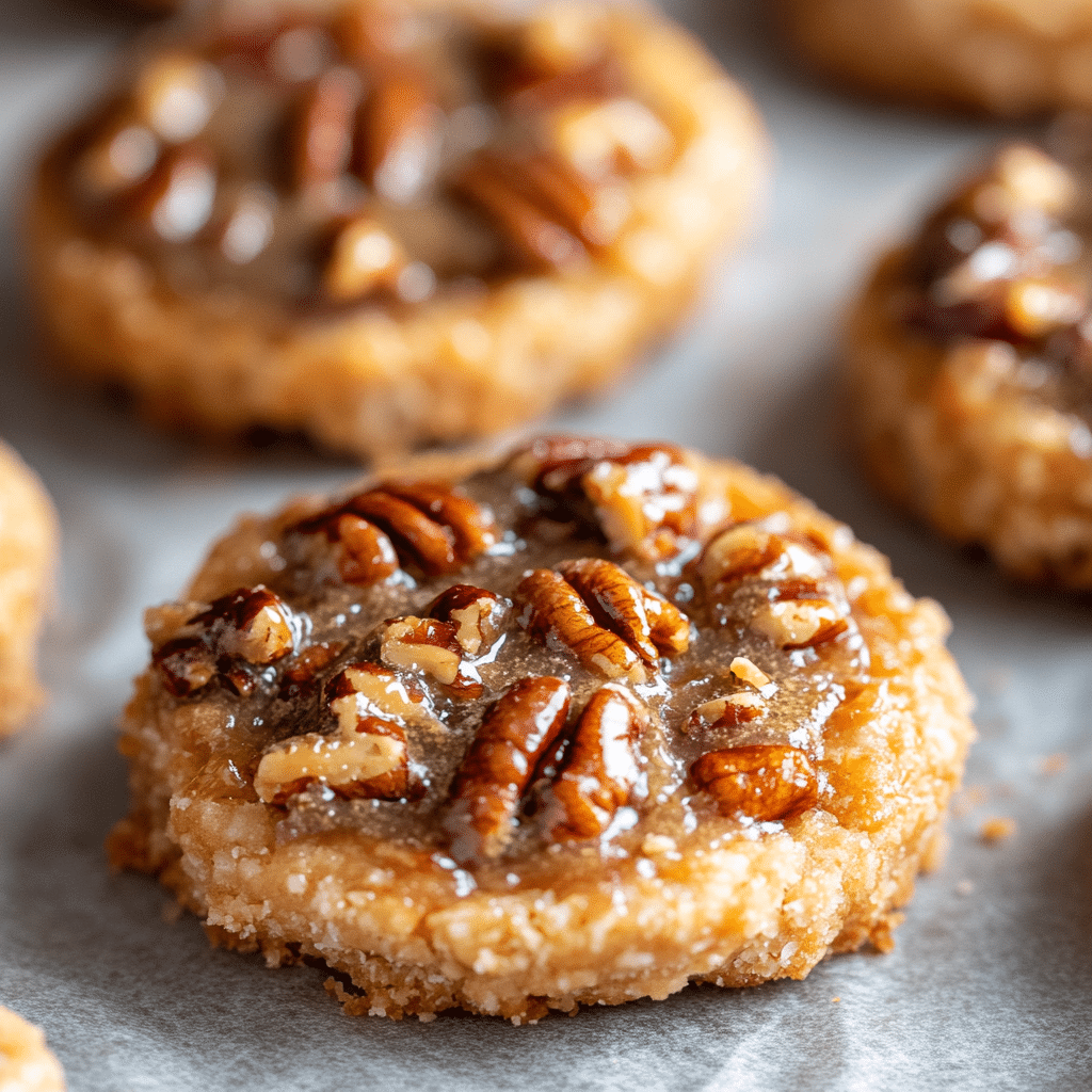 Crumbl Pecan Pie Cookies with Sugar Cookies