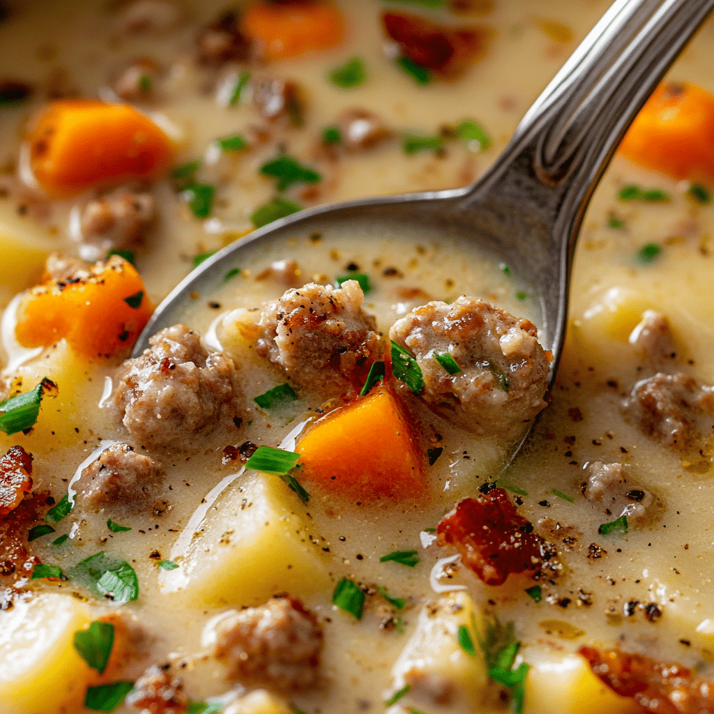 Easy Cheeseburger Soup Recipe