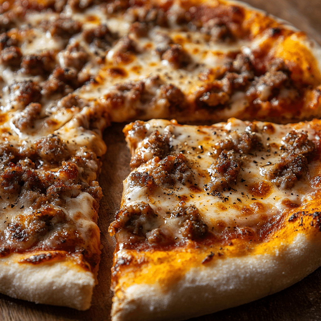 Biscuits and Sausage Gravy Breakfast Pizza