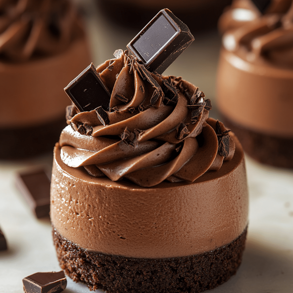 Mini No-Bake Kit Kat Cheesecakes