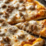 Biscuits and Sausage Gravy Breakfast Pizza