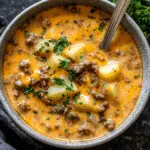 Crock Pot Hamburger Potato Soup