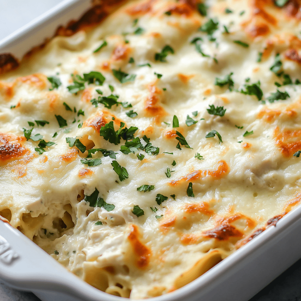 Chicken Alfredo Lasagna