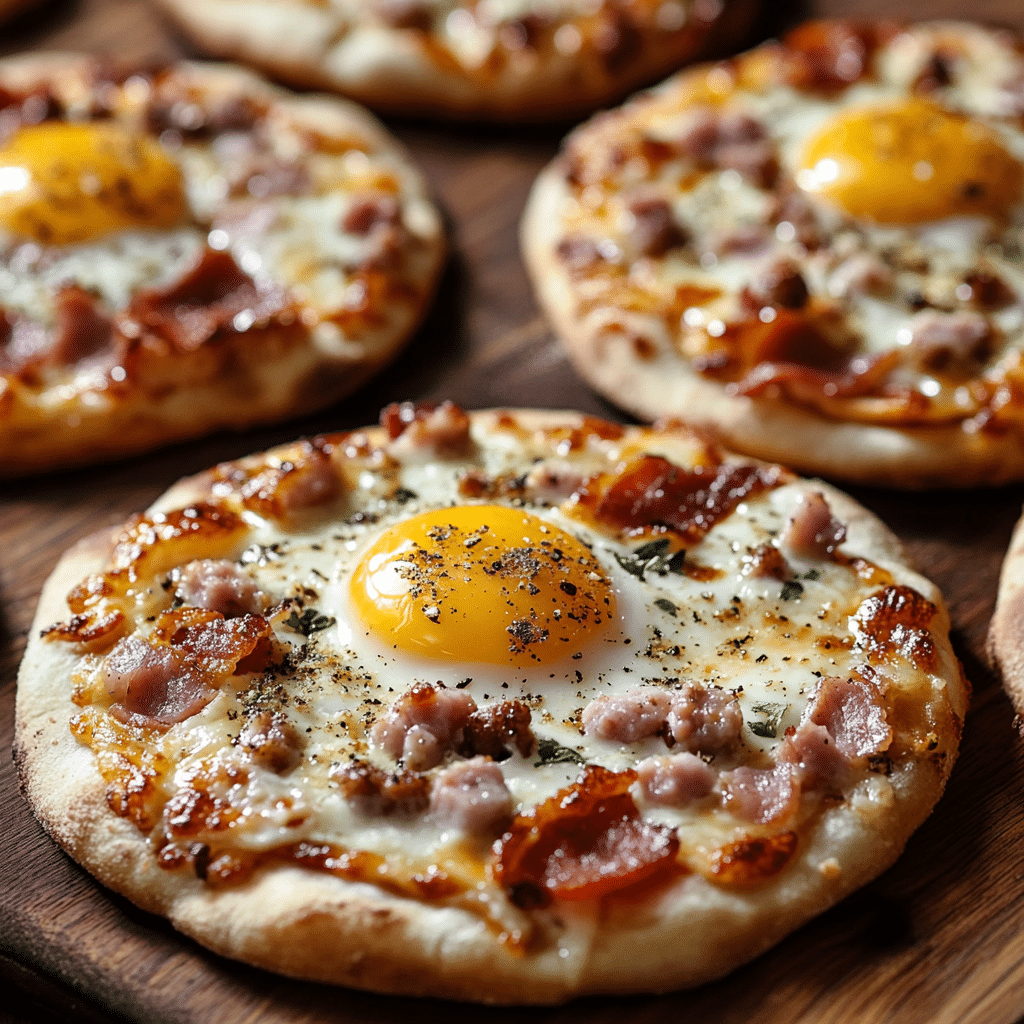 English Muffin Breakfast Pizza