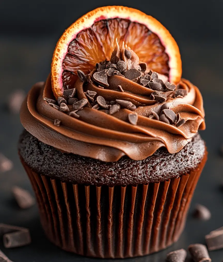 Double Chocolate Orange Cupcakes