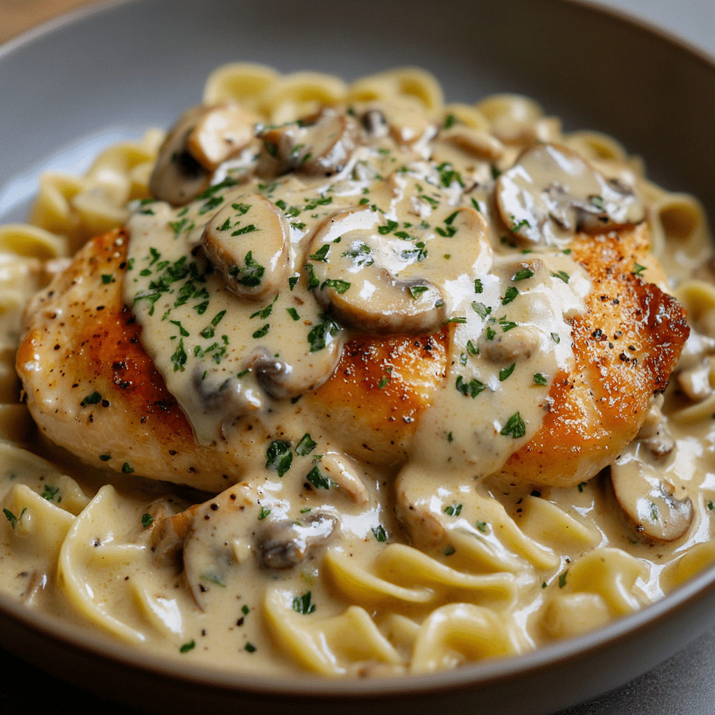 Chicken with Buttered Noodles