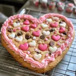 Heart-Shaped Cookie Cake