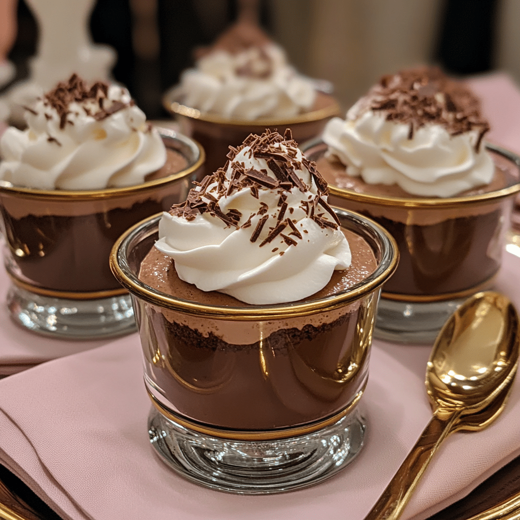 Classic Creamy Chocolate Mousse