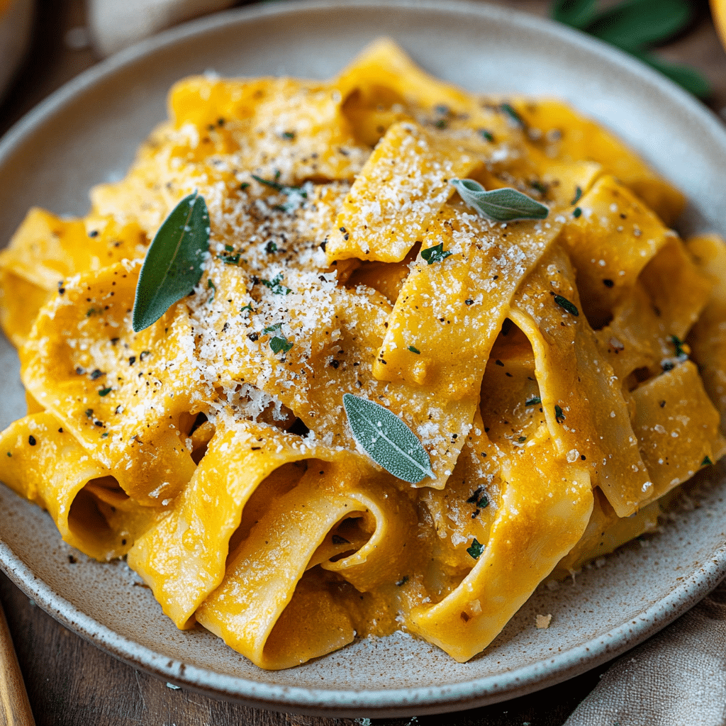 Creamy Cajun Pumpkin Alfredo Pasta [Vegan]