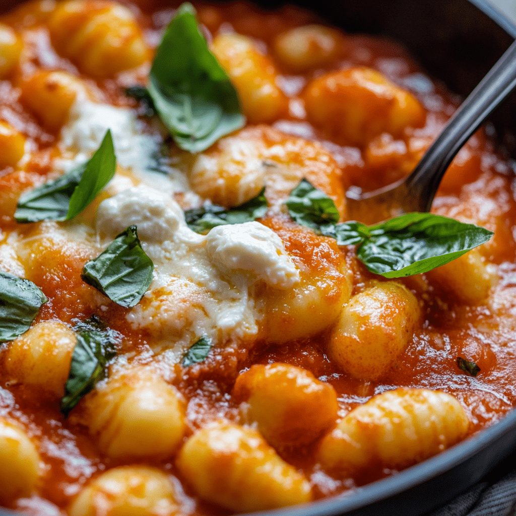 Chicken Parmesan Gnocchi Bake