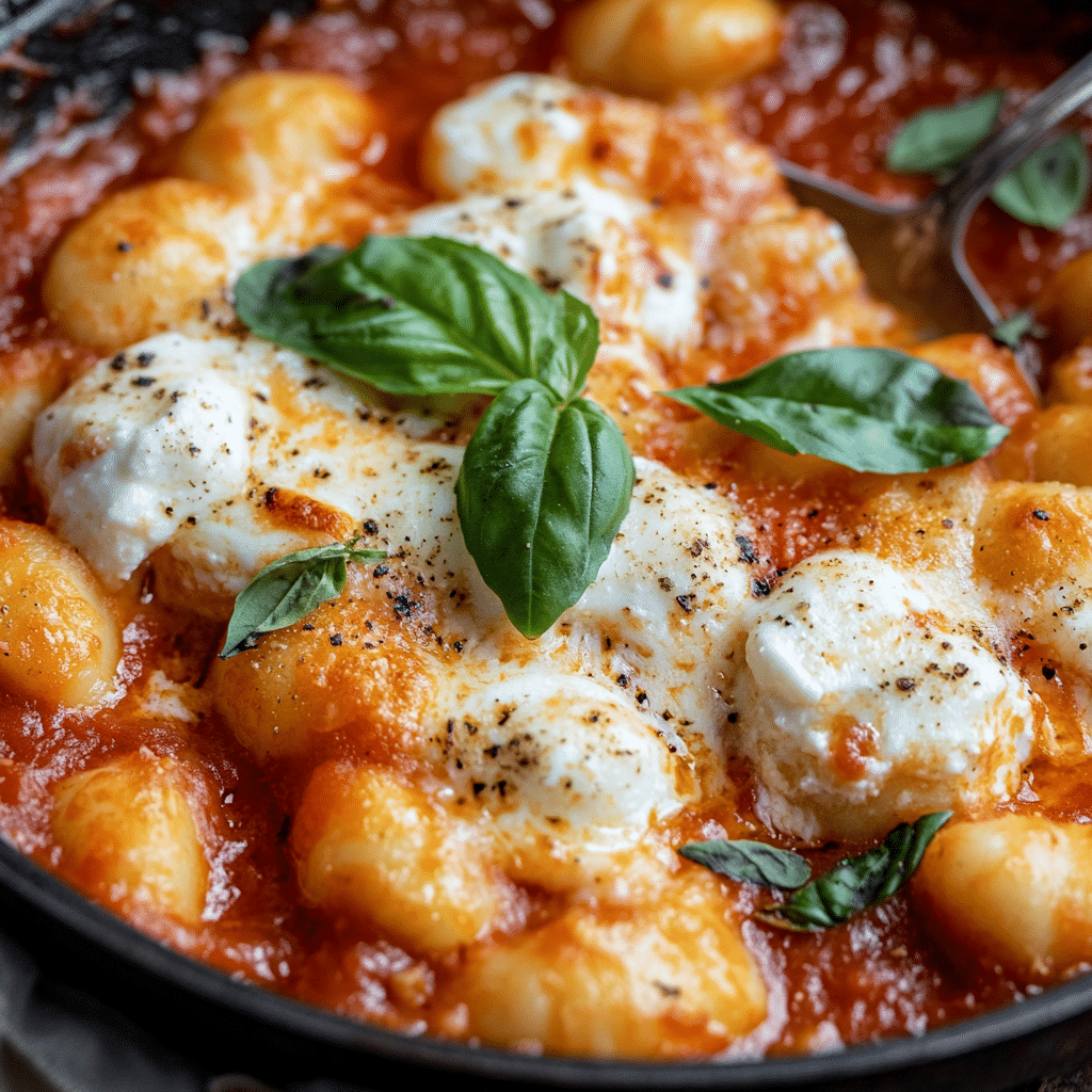 Chicken Parmesan Gnocchi Bake