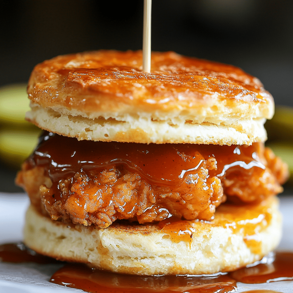 Hot Honey Chicken Biscuits