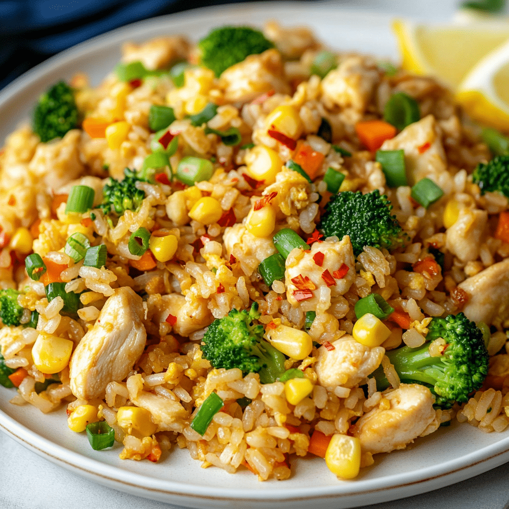 Easy Teriyaki Chicken and Fried Rice Dinner