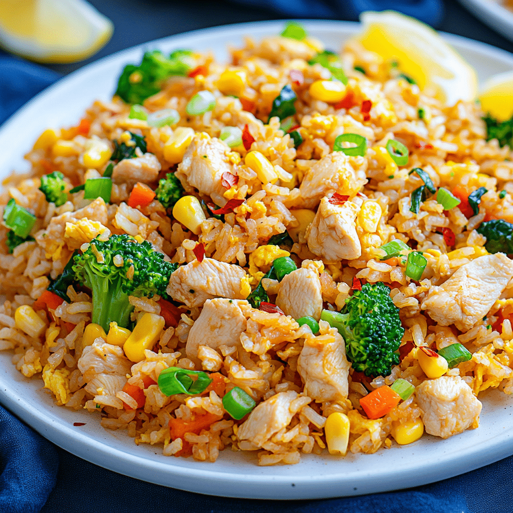 Easy Teriyaki Chicken and Fried Rice Dinner