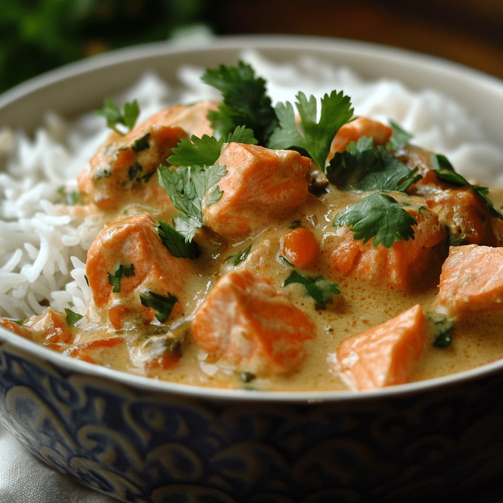 Easy 30-Minute Coconut Salmon Curry