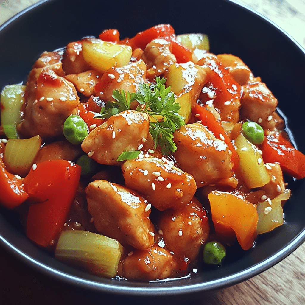 The BEST Easy Sweet And Sour Chicken