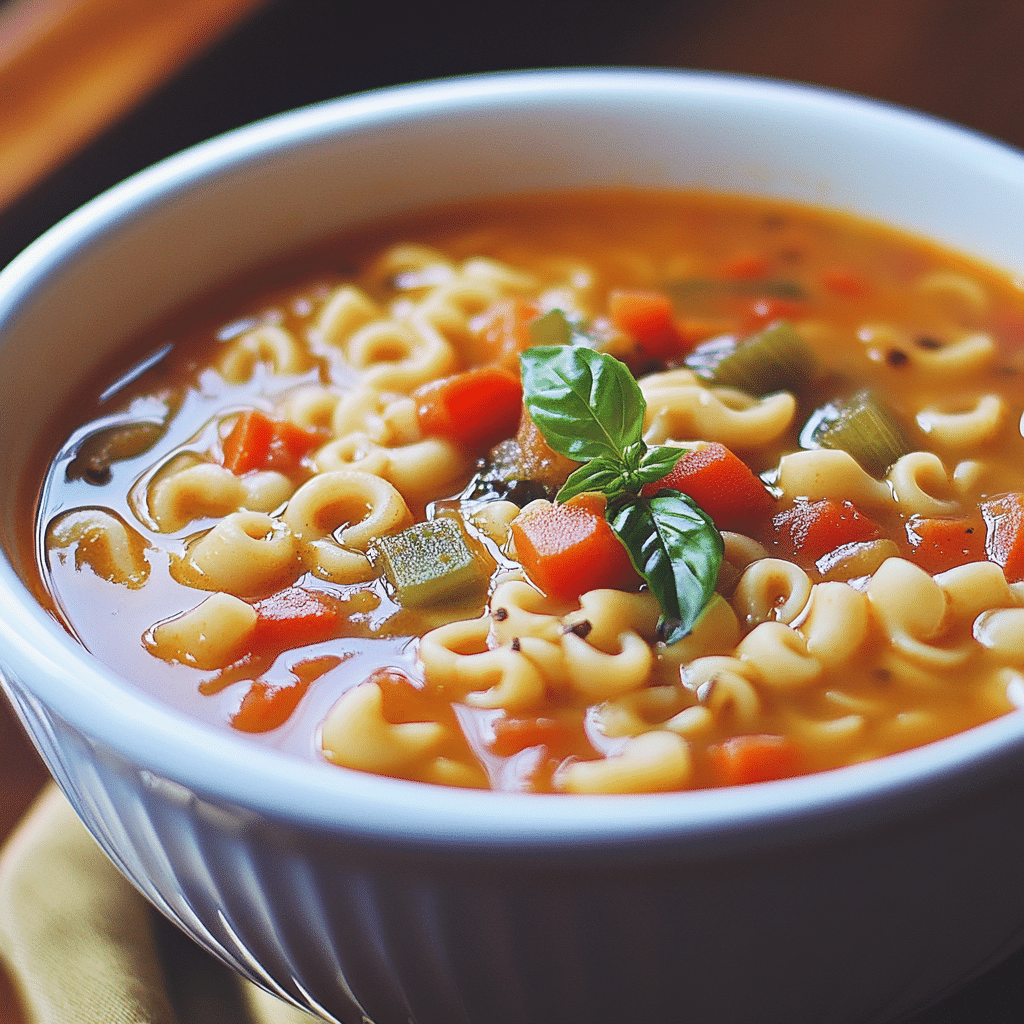 Quick and Easy Pasta Soup