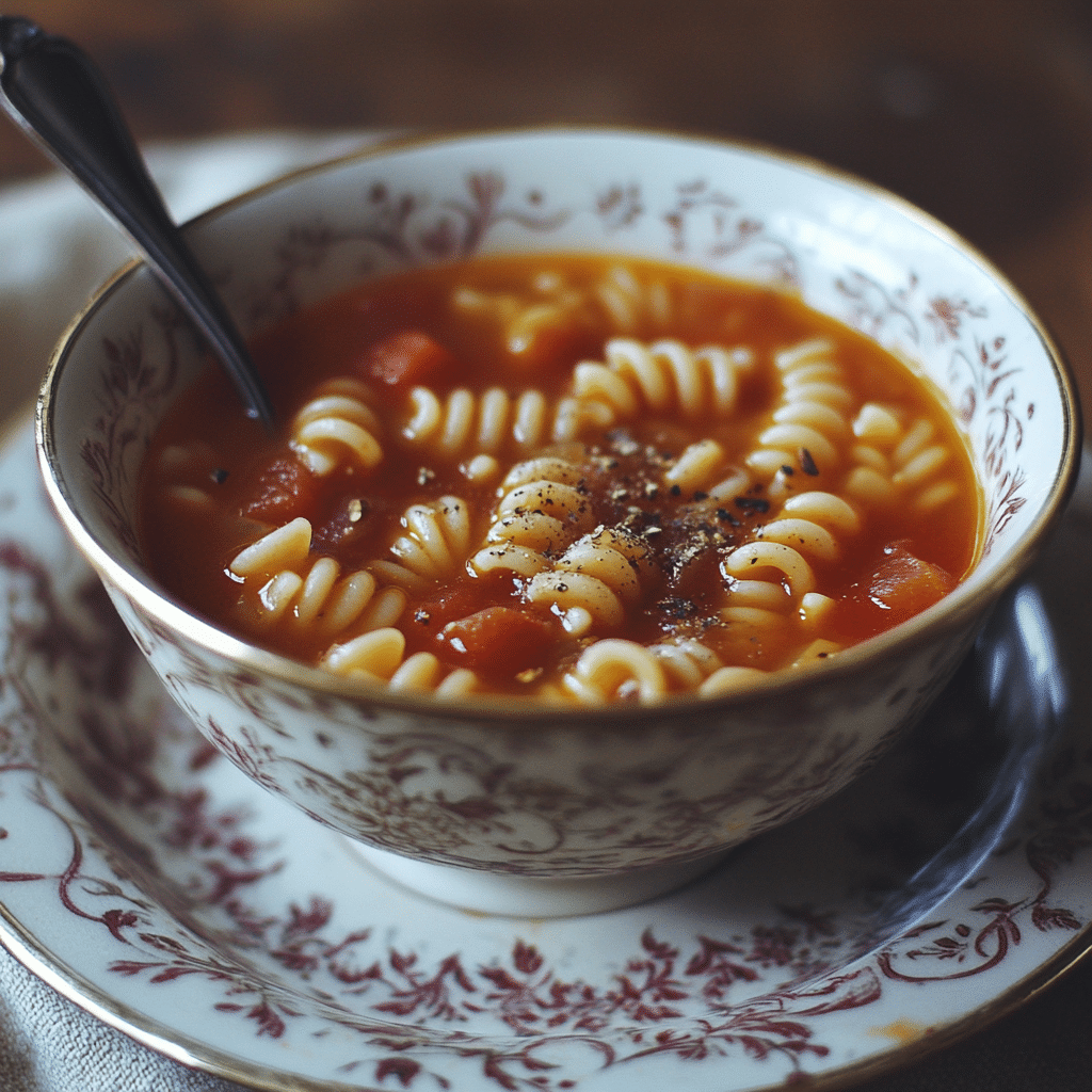 Quick and Easy Pasta Soup