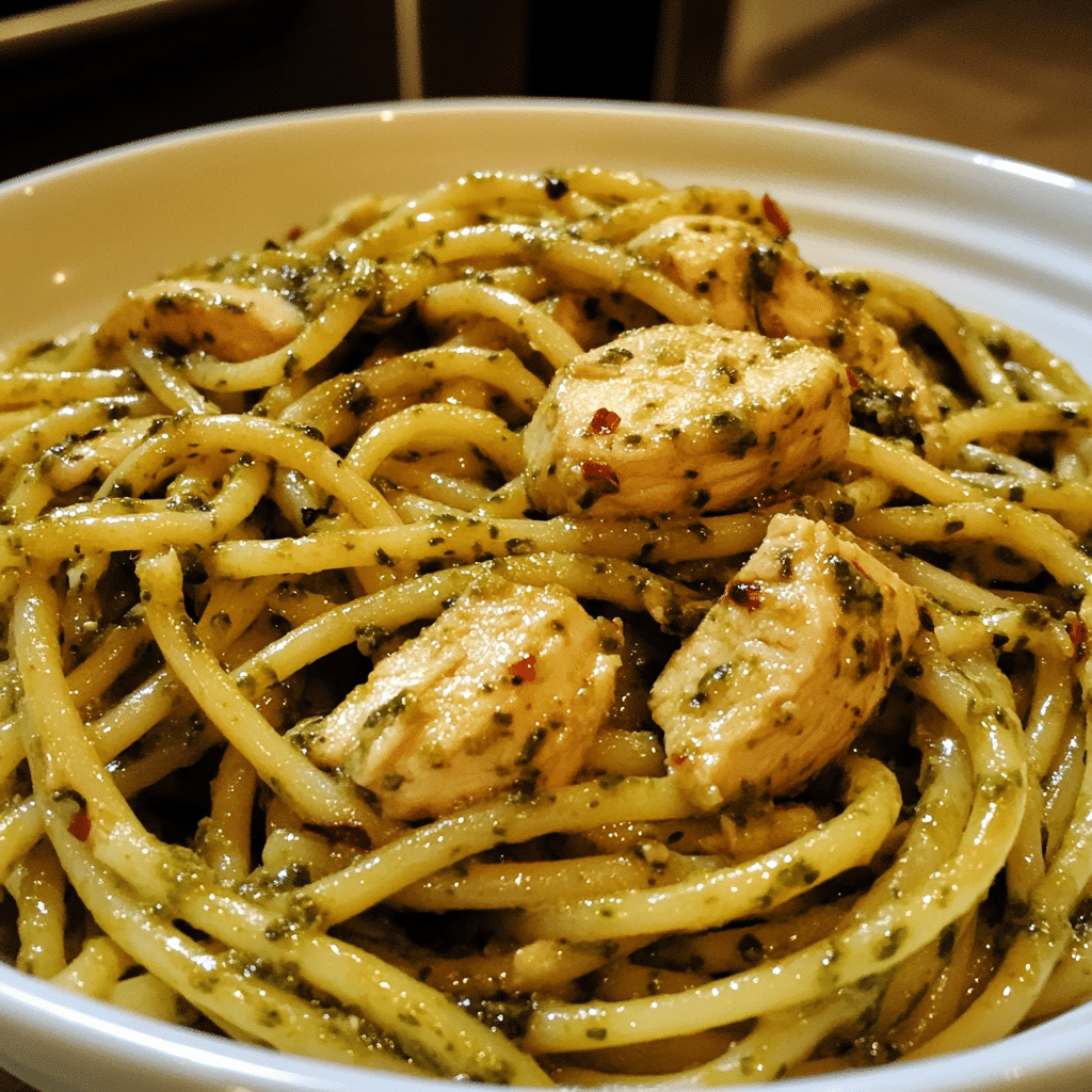 Easy 30-Minute Chicken Pesto Pasta