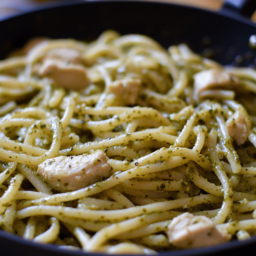 Easy 30-Minute Chicken Pesto Pasta