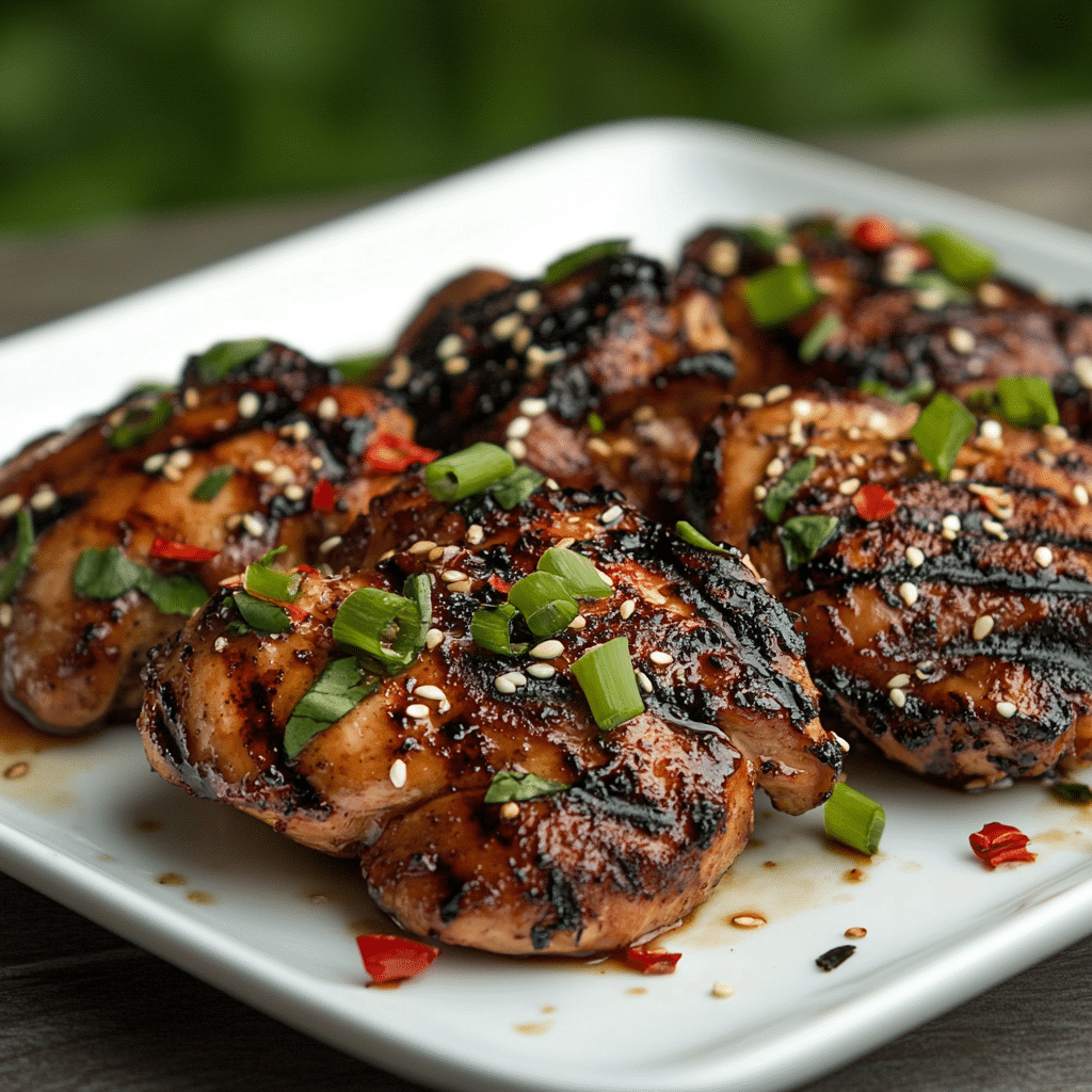 Easy Marinated Asian Grilled Chicken