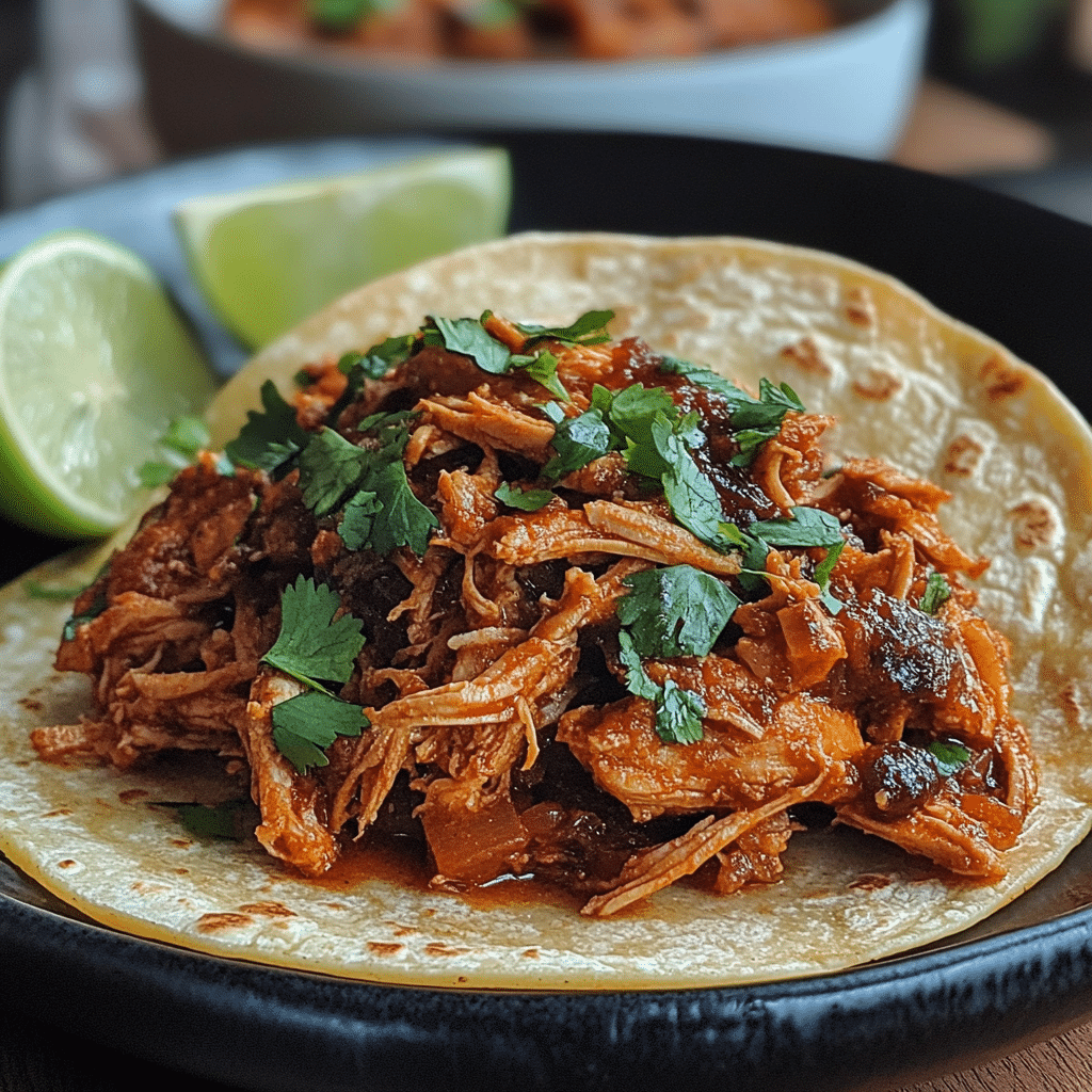 The Best Pulled Chicken Tacos