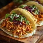 The Best Pulled Chicken Tacos