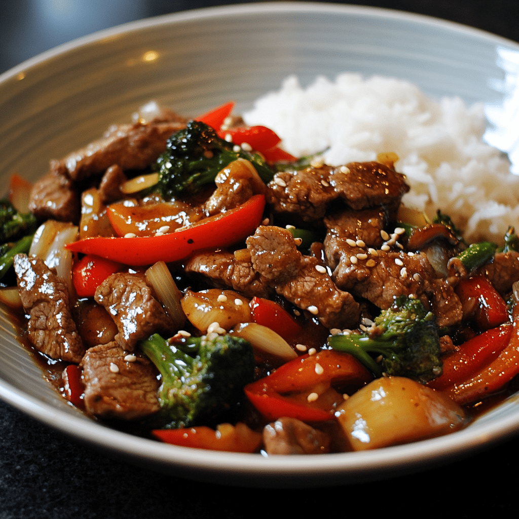 Easy Beef Stir Fry In A Sticky Asian Sauce