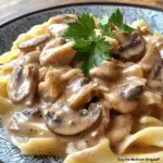 Easy One Pot Mushroom Stroganoff