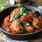 Easy One Pan Italian Chicken in Tomato Sauce