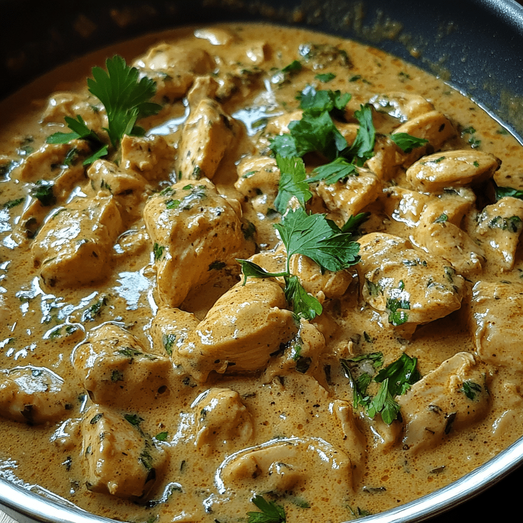 Easy One Pan Chicken Stroganoff