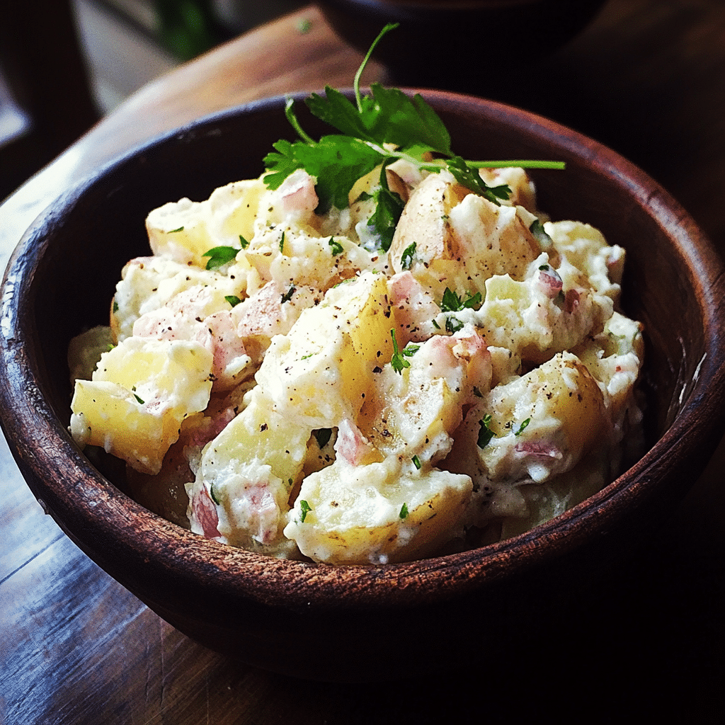 Crispy Smashed Potato Salad