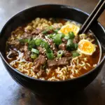 Slow Cooker Beef Ramen Noodles