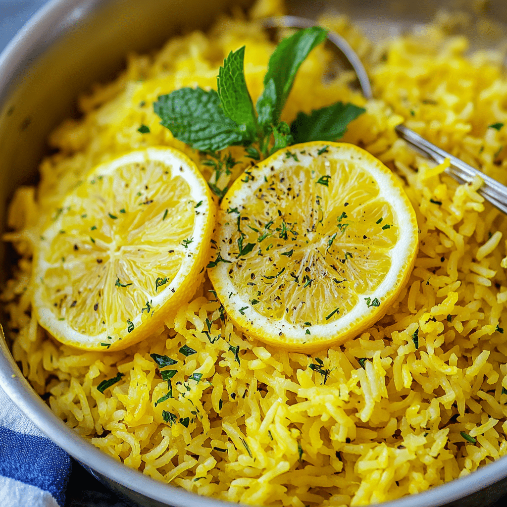 Greek Lemon Rice Recipe