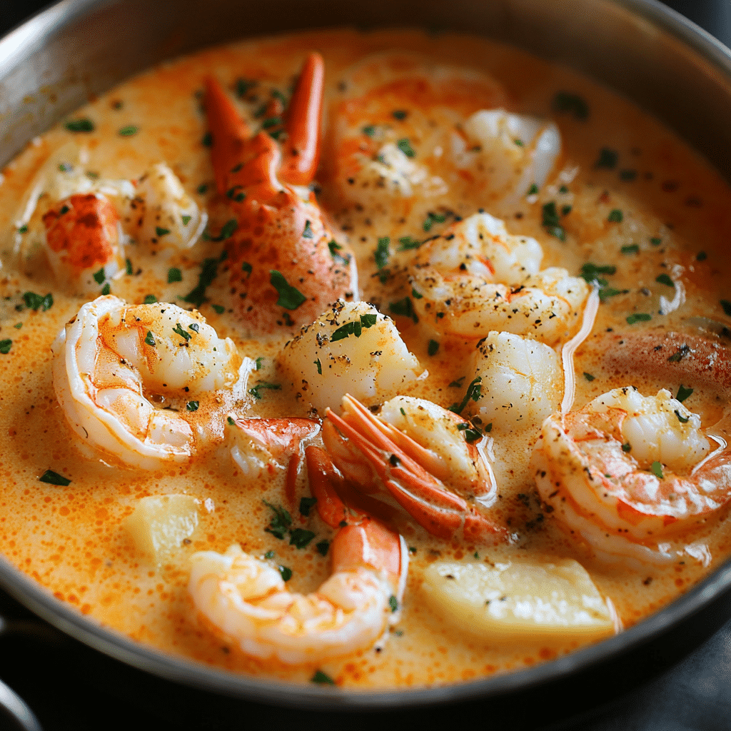 Crab and Shrimp Seafood Bisque