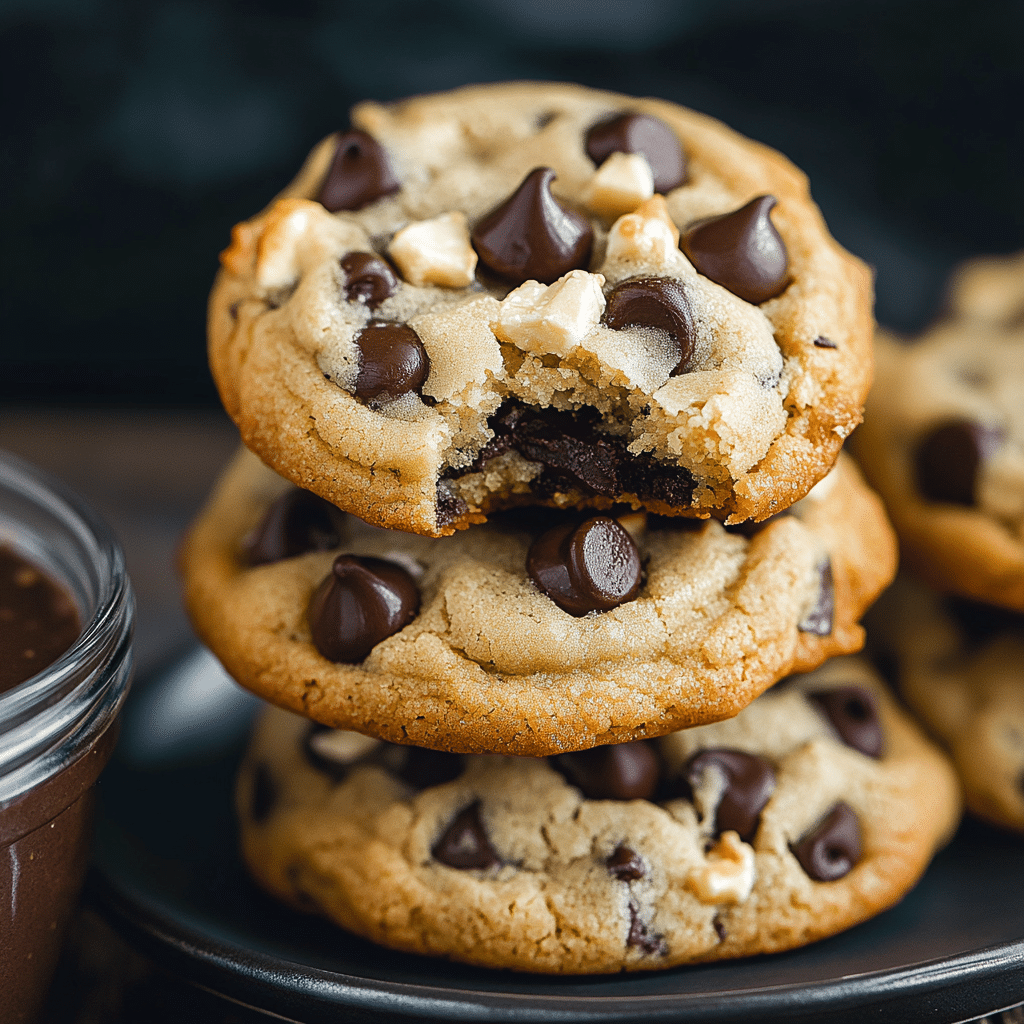 Banana Bread Chocolate Chip Cookies